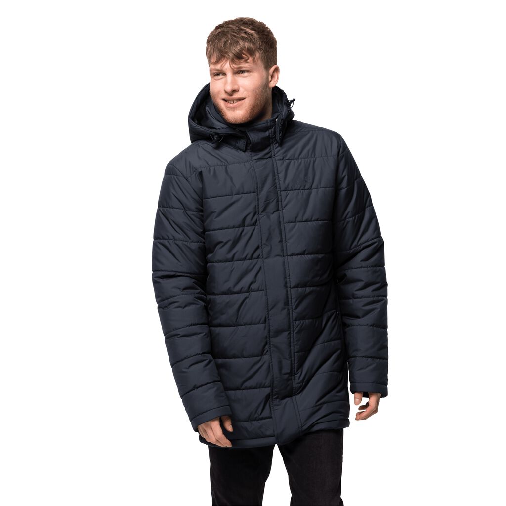 Jack Wolfskin SVALBARD Vestes Homme Bleu - TOYWULN-21